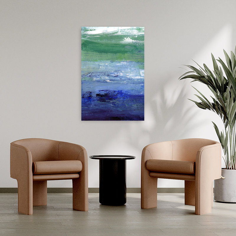 Art contemporain contemporain abstrait abstrait, H 36 po x l 24 po