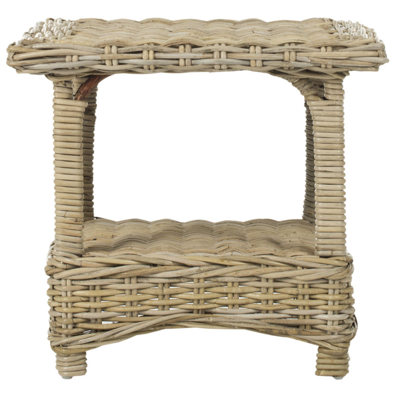Willow Solid Wood Top End Table, Natural