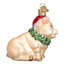 Ornement figurine suspendue pour cochon d’holly