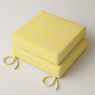 3" Deep Seat Cushion Ticking Stripe - Water-Resistant