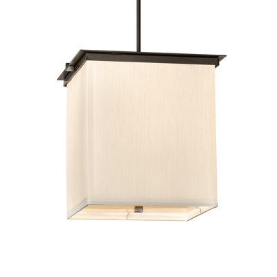 Luminaire suspendu carré / rectangulaire unique à 2 lumières Spalding