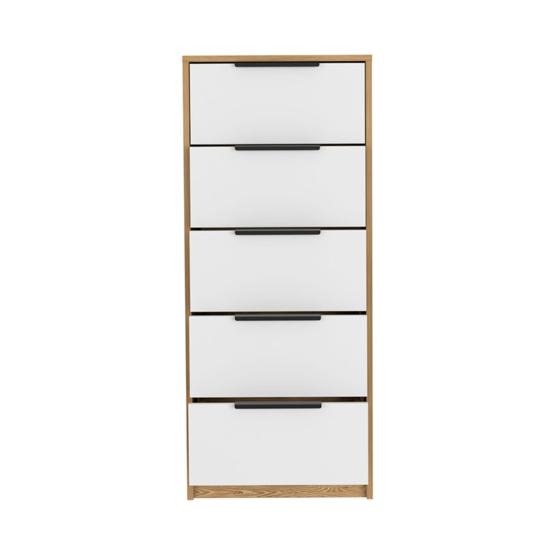 Commode verticale H 42 po, 5 tiroirs