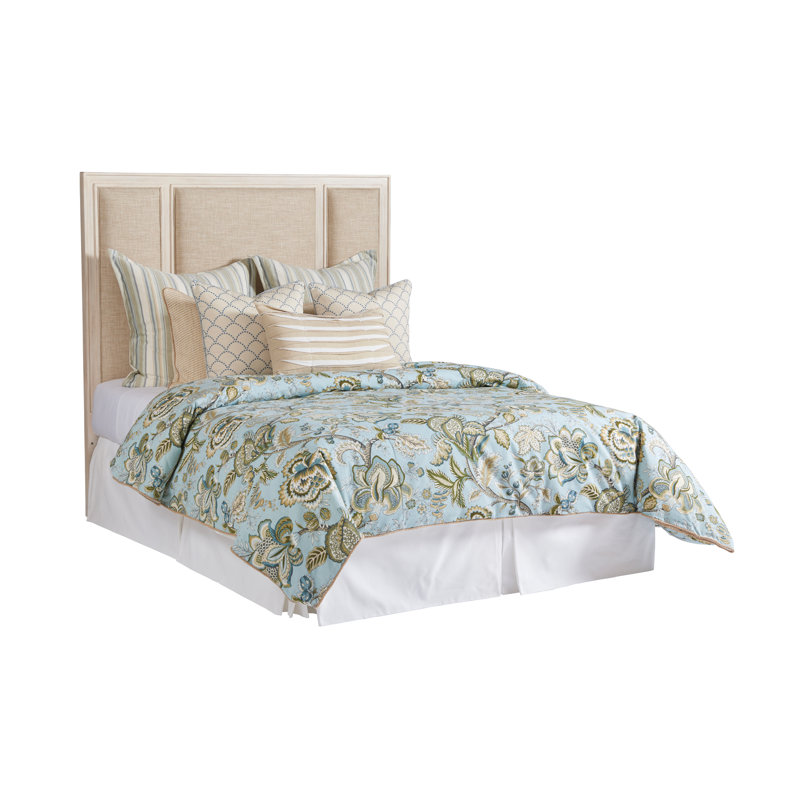 Newport Upholstered Headboard, Queen, Ivory/Linen White