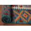 Tapis oriental en laine Kilim 8 x 11