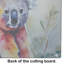 Koala Glass Cutting Board Large