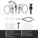 8 in. Widespread Deck Mounted Double Handle Bathroom Faucet