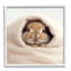 «Baby Bunny in Couverture» par Roozbeh, reproduction de photo sur toile-97317805-97317806