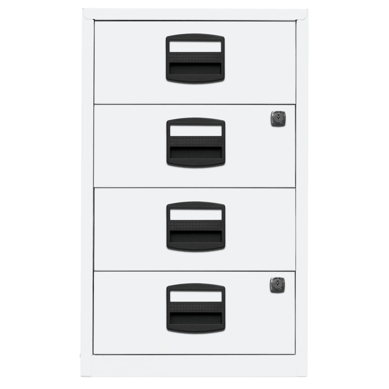 Pfa 41.3cm Wide 4 -Drawer File Cabinet, White