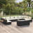  Garden Lounge Set Black, Cream-75397040-75397041