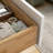 Natural Oak  76.5" Wall-Mounted Single Wall Closet System with 3 Sections, 3 Clothing Rods, 7 Shelves & 2 Shaker Drawers-135909540-135909536