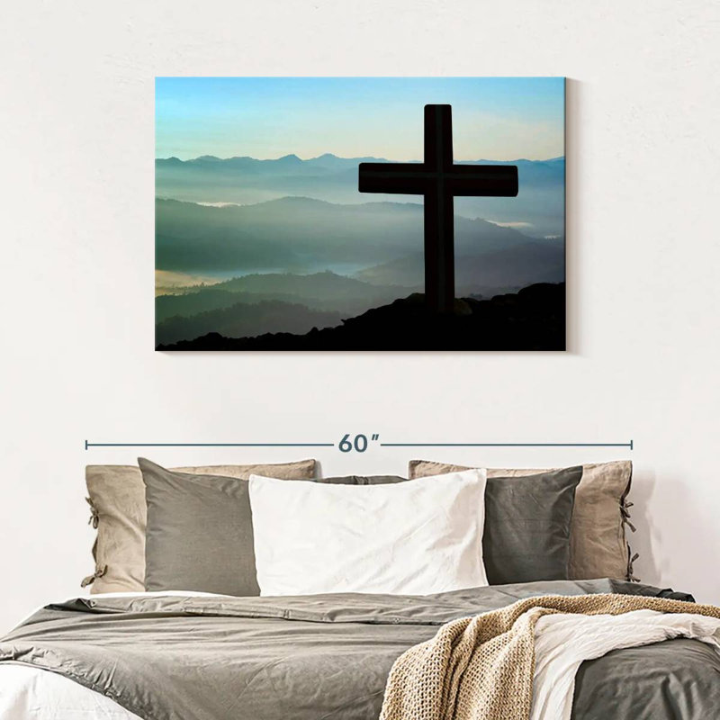 Adella Mountain Cross, 30" H x 45" W