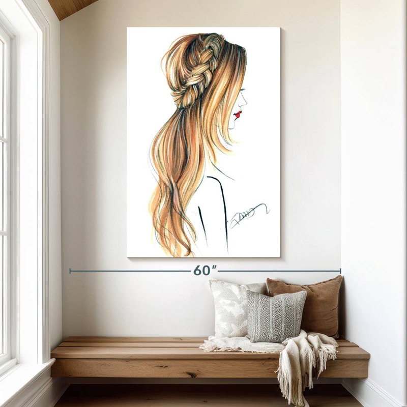 Shuttleworth Good Hair Day, 51" H x 34" W