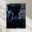 Black Panther Tempered Glass Art