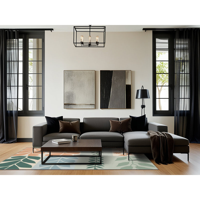 Tapis Autumn Drift, Rectangulaire 8 pi x 10 pi