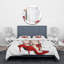 «Woman Legs In Red Heel Stilettos II» - Ensemble de housse de couette moderne - Microfibre de polyester-66397168