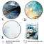 «Teal Train Geometric Momentum I», reproduction sur toile-1179506615-1179506602