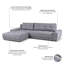 Sabria 3 Seater Sofa Bed-1219290804