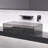 Waterfall Faucet For Bathroom Sink Matte Black Finish, Fabricated From Superior Brass, Single Convenient Water Flow Adjustment, Modern Style Black, Quality Neat Appearance-121612925