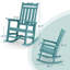 Chaise Adirondack berçante en plastique Anick-1357277759