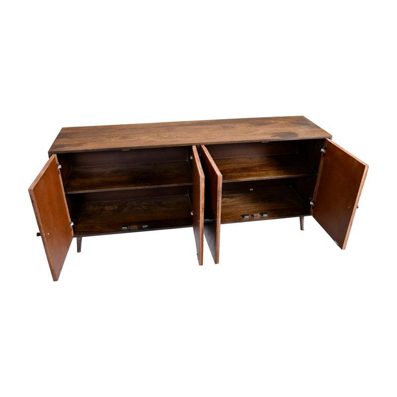Molucca 65'' Wide Maple Solid Wood Sideboard