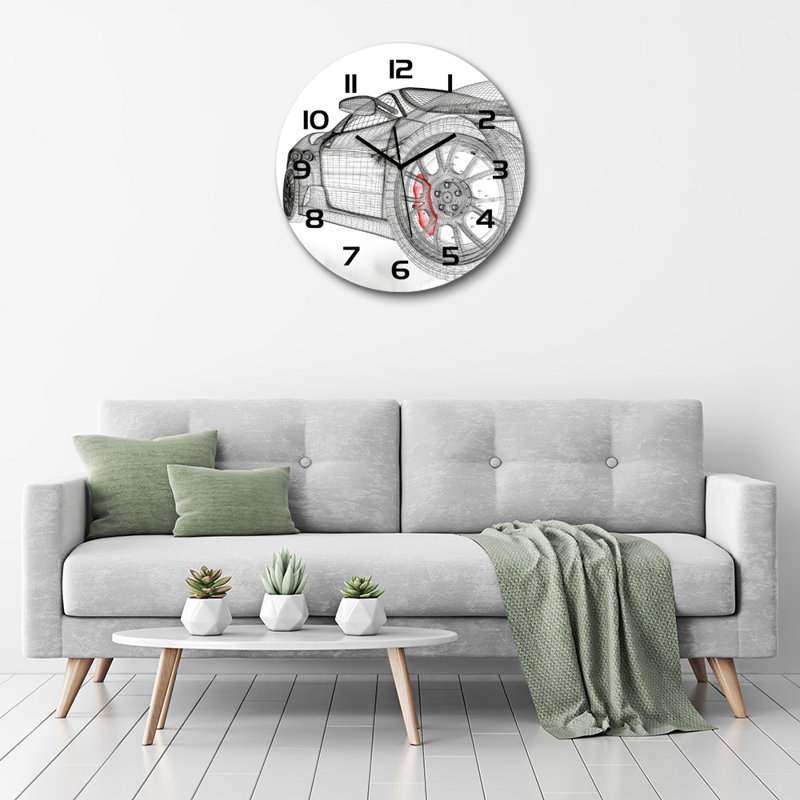 Jozey Glass Wall Clock
