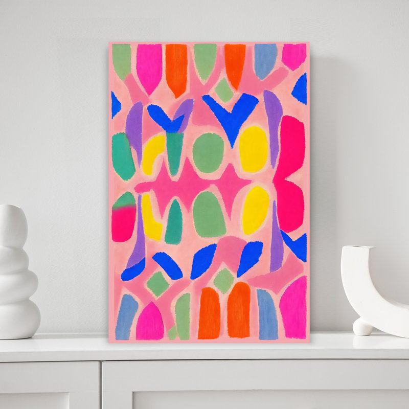 Art contemporain contemporain abstrait, H 18 po x l 12 po