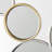 Ostrowski Metal Round Mirror