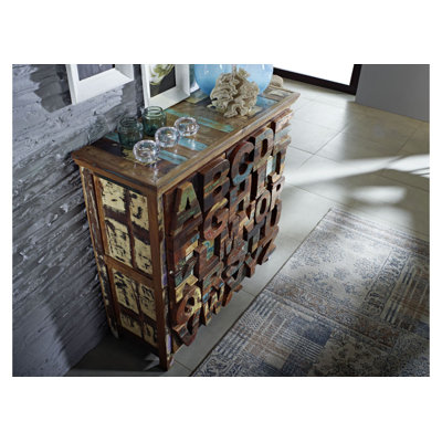Nature Of Spirit Solid Wood 90 cm W Chest of 20 Drawers