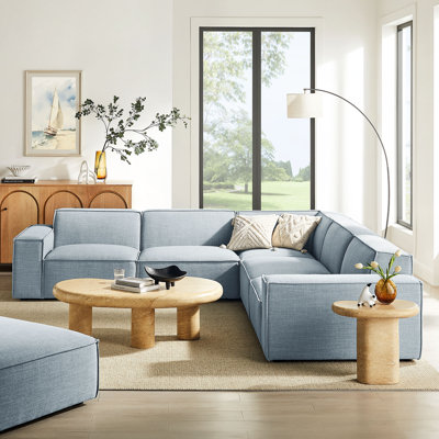 Canapé modulaire rembourré en forme de L Restore 5 pièces Restore