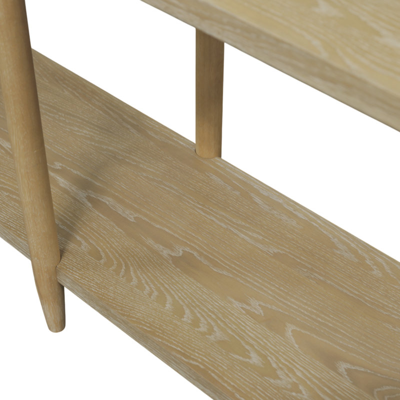 Reece Console Table, Natural Wood