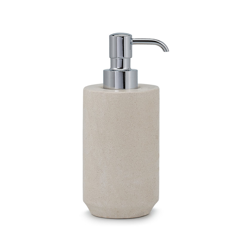 Playa Soap Dispenser, Sand/Polished Chrome