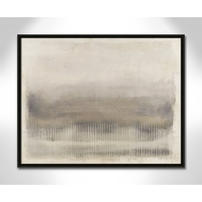 Équilibre équilibré II - reproduction de paysage par Irena Orlov, Toile avec cadre, L 29,5 po x H 23,5 po, Flottant espresso