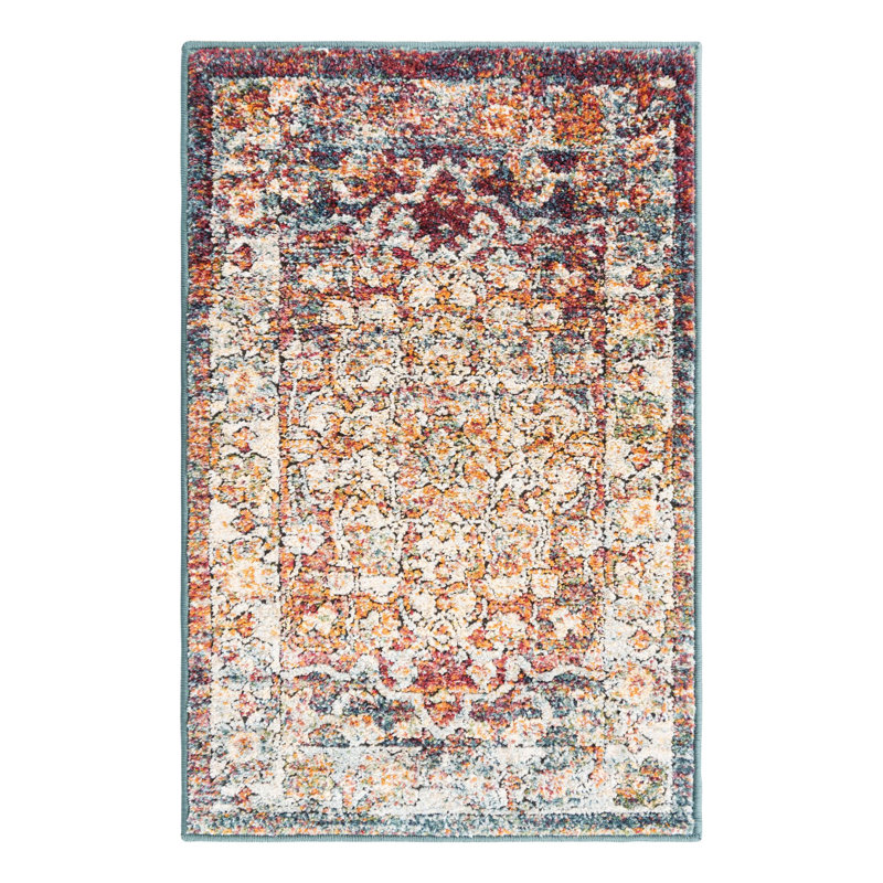 Tapis oriental orange Alresford, Rectangle 2 pi x 3 pi 1 po