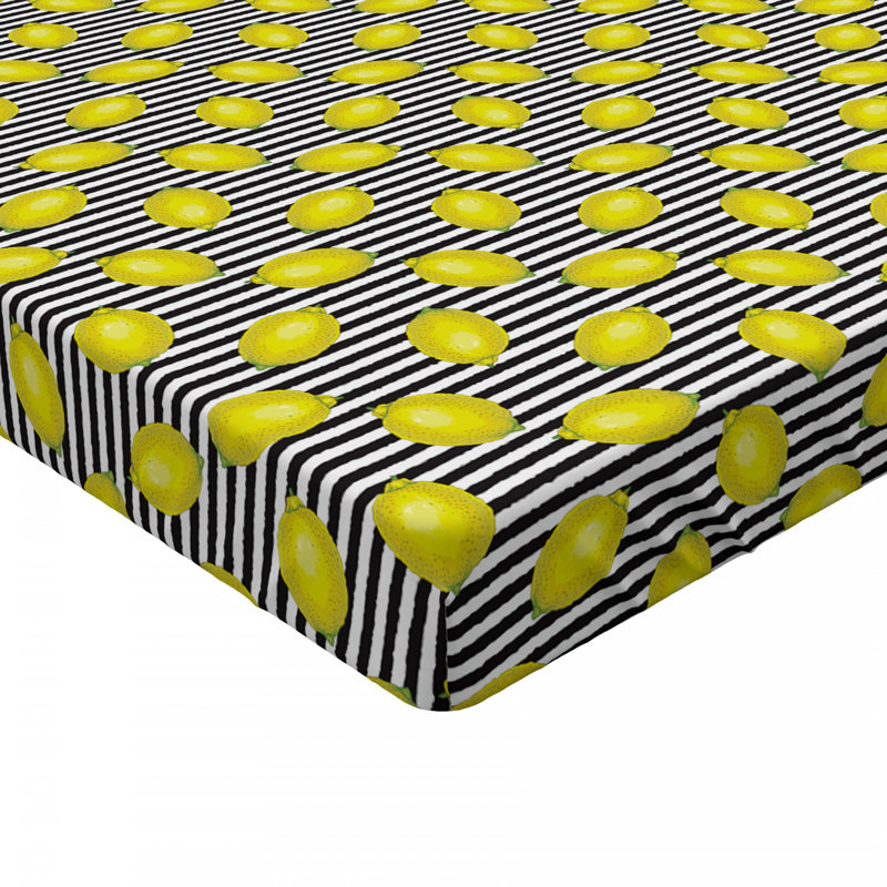 Microfiber Striped Fitted Sheet, Twin XL Fitted Sheet