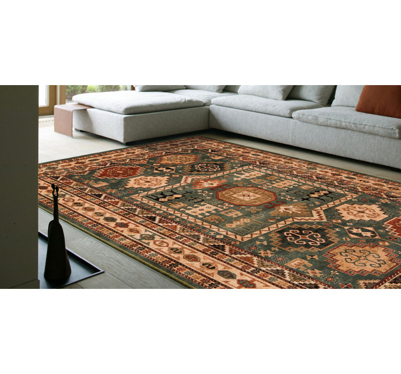 Abbeville Oriental Wool Area Rug, Rectangle 200 x 300cm