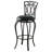 Swivel Bar Stool with Upholstered Seat-1243885179