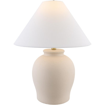 Chemise 22" Ceramic Table Lamp