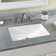 Augusta Vitreous China Rectangular Undermount Bathroom Sink with Overflow