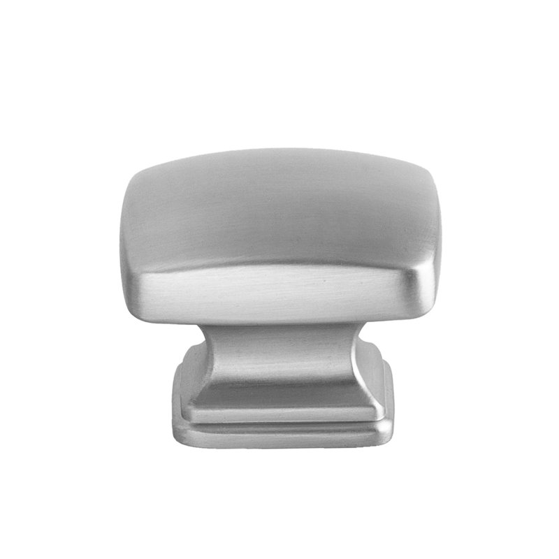 Grayson 1-1/4" Satin Nickel Rectangle Knob Multipack, Satin Nickel
