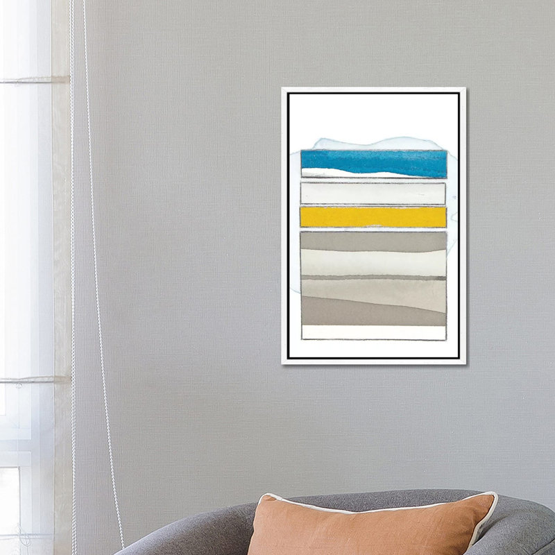 Pacific Horizon I by Rob Delamater - Gallery-Wrapped Canvas Giclée on Canvas, White Floater Framed, 66.04 cm H x 45.72 cm W
