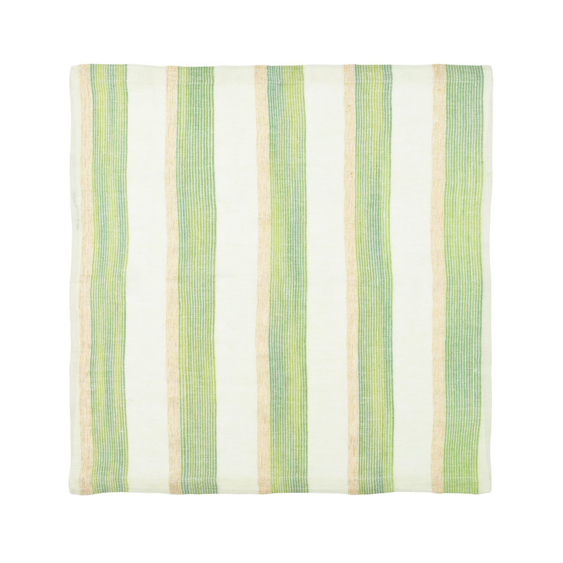 Broad Stripe Napkin, Green