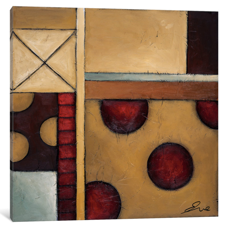 «Bumpin», reproduction d'art sur toile, H 26 po x l 26 po x P 1,5 po, Toile tendue, Pas de tapis