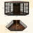 Fratesi Corner Wooden Dog Crate and End Table-194320451-199585397