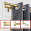 Tringle à rideaux double avec embouts en aluminium et supports de fixation complets-1673510380-1673510382