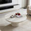 Table basse ronde moderne - Fabrication en fibre de verre, pour le salon-337717942-346932132