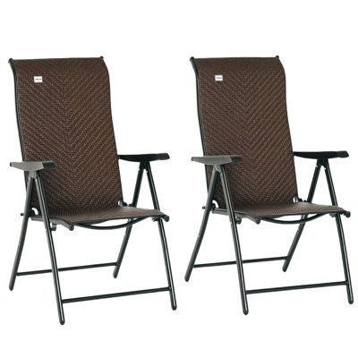Ramey Foldable Outdoor Patio Dining Chair with Cushion