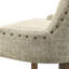 De 2 chaises d'appoint à dossier beige - style chêne récupéré, élégant et chêne (2)
