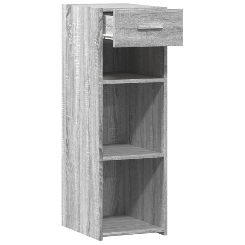 Anquette 93cm H x 30cm W Standard Bookcase, Grey Sonoma