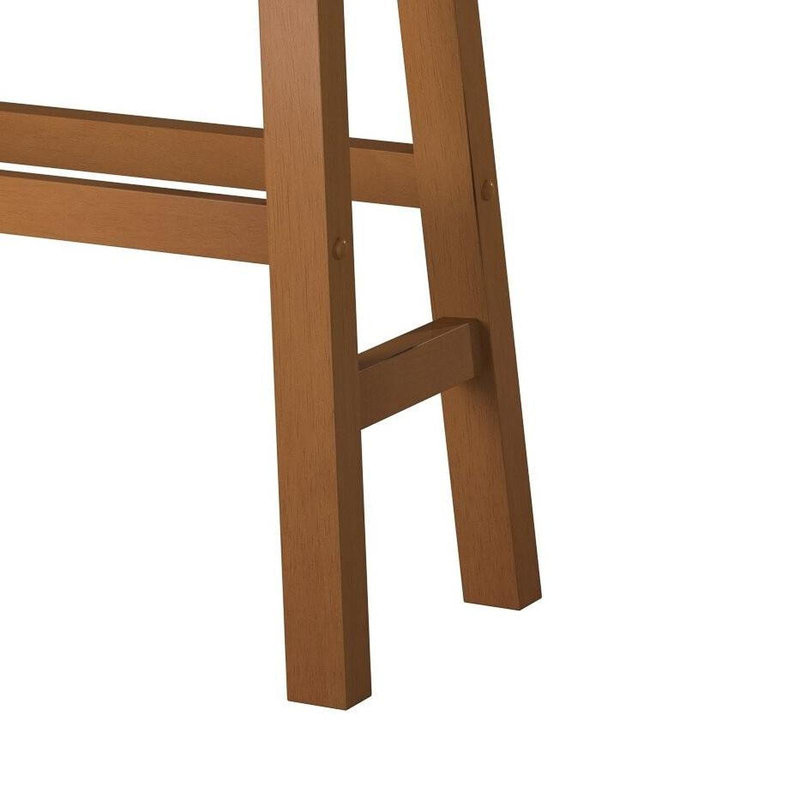 Ensemble de 2 tabourets à hauteur de bar décontracté 29 po, Naturel