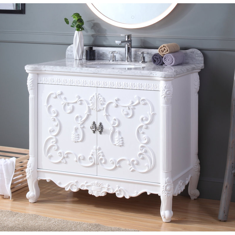 Boldt 40'' Single Bathroom Vanity with Stone Top